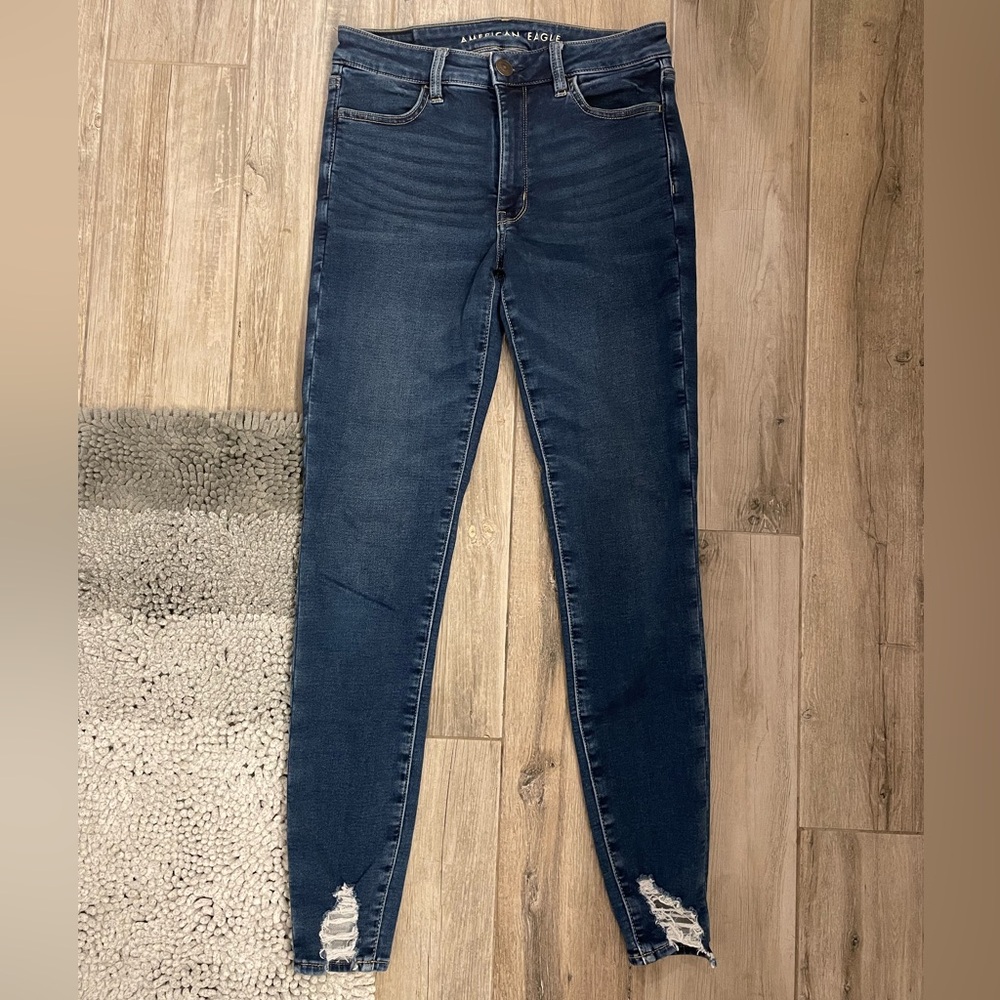 American Eagle NE(X)T LEVEL STRETCH HI-RISE JEGGING Jeans Women’s Size 6 Long